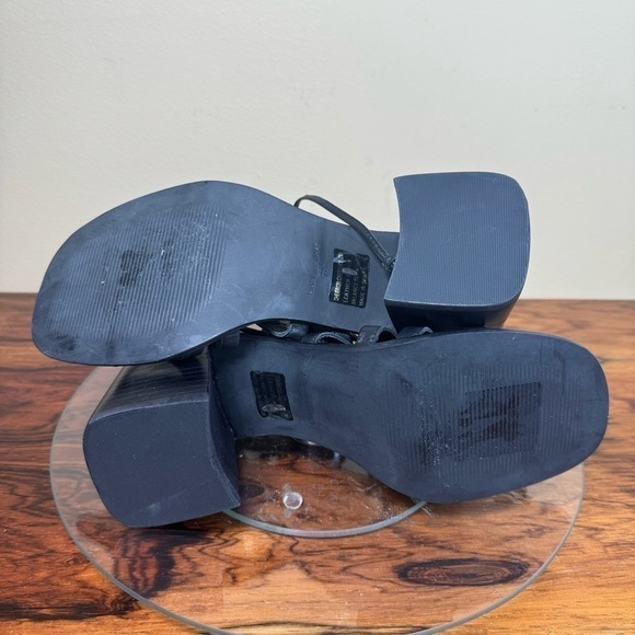 NEW Steve Madden Cherri30 strappy Sandal - black leather - Picture 16 of 16